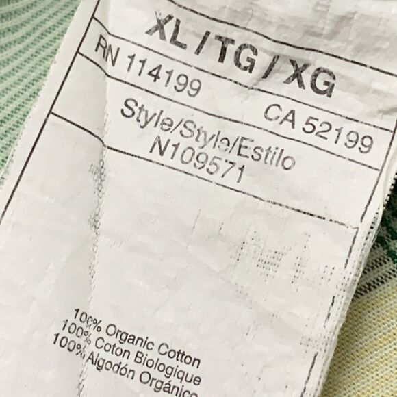 Mens Quiksilver Plaid Eco Friendly Button Down Shortsleeve Shirt - Picture 6 of 7